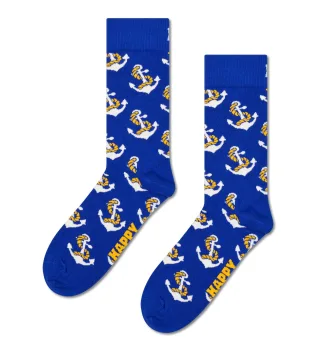 happy socks - Anchor Sock Blau - Gr. - 38