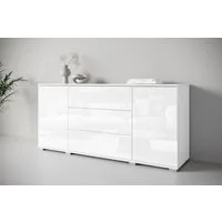 OTTO home Sideboard Kenia, Kommode für das Schlafzimmer/Wohnzimmer (1 St), Modernes Sideboard mit 3 Schubladen und 4 Fächern, Breite 150 cm