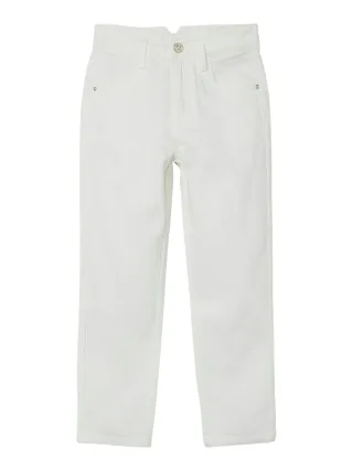 NAME IT - NKFBELLA TWITAMY HW AN MOM PANT whisper white - Gr. - 164