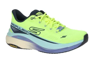Skechers 128901 LMNV Damen Sportschuhe Gelb Lime/Navy max D?mpfung & rutschfest