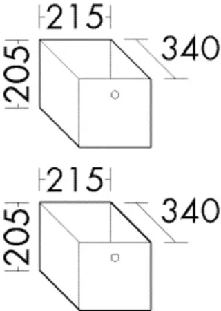 Burgbad Korb 205x215x340, ZUBL002 ZUBL002