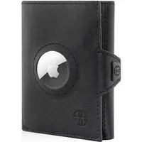 Trusador Geldbörse AirTag 'Verona' - Leder-Wallet mit AirTag- & Münzfach (Handarbeit, Handmade in Europe, inklusive Apple AirTag), Vollnarbenleder, AirTag Wallet Herren & Damen