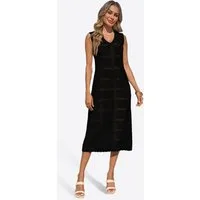 Imily Bela Midikleid Damen Boho Urlaubs Tankkleider (Packung, 1-tlg., 1per-Pack) gehäkelt