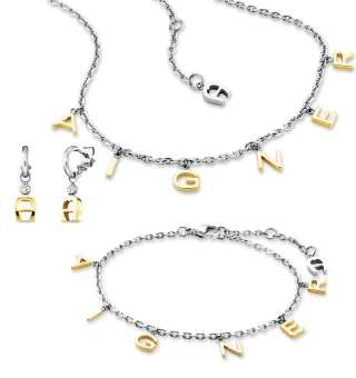 VALENTINA Set aus Kette Armband und Ohrring