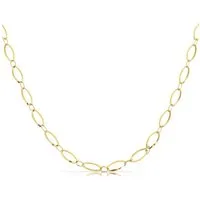 Made by Nami Gliederkette für Damen in Gold Edelstahl Sommer Schmuck, 40 + 5 cm Länge Geschenk für Sie Wasserfest