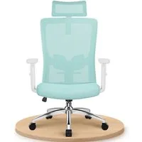 Adormii Bürostuhl Bürostuhl ergonomisch,schreibtischstuhl mit verstellbarer Lendenstütze (Ergonomischer bürostuhl mit verstellbaren Armlehnen, büro stuhl bis zu 135° neigbar, ergonomic office chair mit höhenverstellbarer, atmungsaktiv und komfortabel