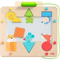 Haba Spiel Vario Formen mit geometrischen Motivplättchen, Magnetspiel
