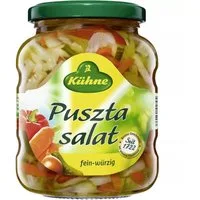 Kühne Gemüsekonserve, Kühne Puszta Salat Gemüse im Glas fein würzig im Geschmack 370g