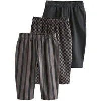 Next Jogginghose Gemusterte Jersey-Jogginghose, 3er-Pack (3-tlg)