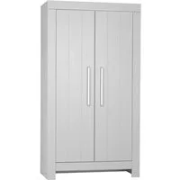 Raumhirsch Furniture Kinderkleiderschrank Klassischer Kleiderschrank CALMO mit 2 Türen (Maße: 110,7 x 56 x 204,8 cm (6 Einlegeböden, 2 Kleiderstangen) Soft-Close-Funktion, flexible Innenaufteilung, besonders geräumig