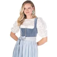 MarJo Dirndl Samt Dirndl 2tlg. - LEOPOLDSDORF - vintage blue/himmelblau