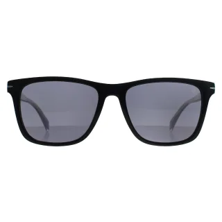 David Beckham Rectangle Mens Schwarz Grau DB 1092/S