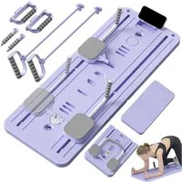 TUWENA Balanceboard Pilates Board, Faltbares Mehrzweck-Pilates-Reformer-Board für Zuhause