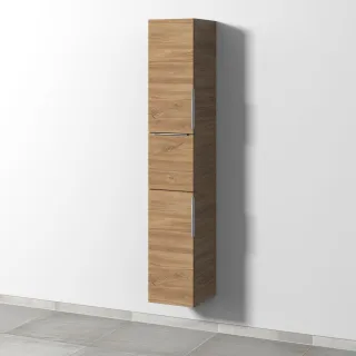 Sanipa 3way Hochschrank mit 2 Türen und 1 Auszug, Eiche-Kansas UM10059
