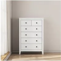 OTTO home Kommode Avelin, Melaminoberfläche, schwarze Metallgriffe, Breite 80 cm