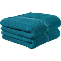 Erwin Müller Duschtuch Duschtuch "Mannheim" 2er-Pack, Velours-Frottier, Walk-Frottier Uni
