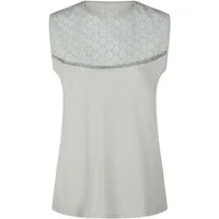 By Louise Pyjamaoberteil Lace Luxury (Packung, 1-tlg., 1-teilig) Damen Pyjamaoberteil Kurzarm Baumwolle Shirt Lochstickerei