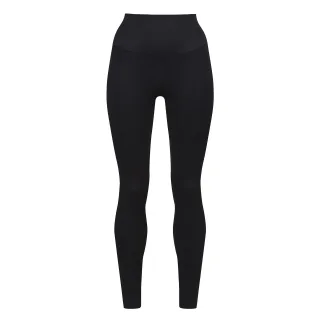 Damen Essentials Schwarze Leggings Formende Unterstützende Recycelte Stretch-Passform