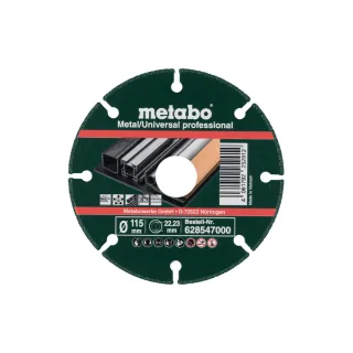 Metabo Diamanttrennscheibe 115x1,3x22,23mm, MUP, Metall/Universal professional - 10 Stück - 628547000
