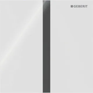 Geberit Ersatzteile Typ 40 Abdeckplatte, eckig für Urinalsteuerung Infrarot, weiß, 246121SI1 246121SI1