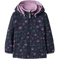 Name It Softshelljacke NMFMALTA05 SOFTSHELL JACKET AOP FO1 Materialmix, wasserdicht, winddicht