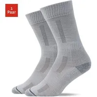 SNOCKS Wandersocken Hiking Socks für Damen & Herren (1-Paar) mit Merinowolle, garantiert keine Schweißfüße