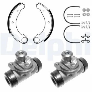 Delphi Bremsbacken hinten Citroen 2 Ami Dyane Mehari 683