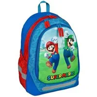 Kids Licensing Kinderrucksack Super Mario Luigi Jungen Rucksack Backpack Schultasche Gr. 44x34x15 cm