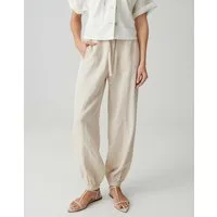 OPUS PANTS Stoffhose Mucia drift aus glatter Webware Cargotaschen unterstreichen den modernen Utility Look