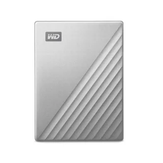 Western Digital WD My Passport Ultra silber 4TB | wdbftm0040bsl-wesn | USB-C 3.0