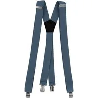 Fabio Farini Hosenträger Schmales Y-Design mit 2,5cm Breite verstellbar mit extra starken Clipverschluss, Hellblau