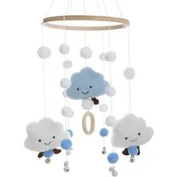 Coonoor Mobile Baby Bettglocke Hölz Hängende Mobile Windspiel