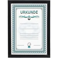 IDEAL TREND Bilderrahmen Dokument Bilderrahmen mit Klarglas Urkunde Foto Rahmen PS-1 Portraitra