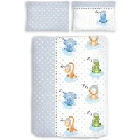 Träumschön Kinderbettwäsche Premium Set aus Baumwolle 100x135 cm - 40x60 cm, Baumwolle, 2 teilig, mit Reißverschluss, luftig und leicht