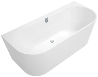 Villeroy & Boch Badewanne Oberon 2.0 1800x800mm Rückwand-BW inkl. Schürze in Wannenfarbe weiß alpin, Q180OBR9CD00V01