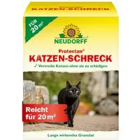 Neudorff Vergrämungsmittel Protectan Katzen-Schreck 200 g für 20m², Anwendungsfertiges Fernhaltemittel vertreibt Katzen wirkungsvoll, ohne sie zu schädigen, mit Duftstoffen, wie sie auch in der Natur vorkommen