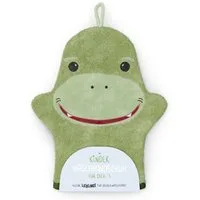 La Vida Waschhandschuh Kinder Waschlappen Waschhandschuh la vida Geschenk für Dich) Dino