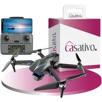 Casativo Profi GPS-Drohne Full-HD Kamera 3-Achsen-Gimbal 800 m 4K interpoliert Drohne (360°-Richtungskontrolle, Flugzeit ca. 25 Min., Rückkehr-Funktion)