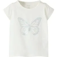 Name It T-Shirt NMFFIPASA CAP SL TOP BOX mit sommerlichem Schmetterlings-Druck