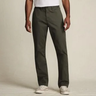 Classic Fit Chinohose TRAVEL, Herren,  Grün, Baumwoll-Mischung/Polyester-Mischung, by Lands' End