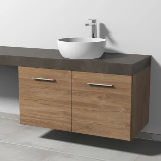 Sanipa Waschtischunterbau mit Türen 2morrow (G2365) 510x1000x520 Eiche-Kansas, G236559 G236559