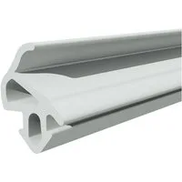 DQ-PP Türdichtband DQ-PP Fensterdichtung, Grau, 10 Meter, PVC Fenster, Gummidichtug, ALUPLAST: S-1559, S-1560