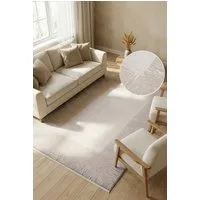 Calvin Klein home Teppich Passages, mit Fransen, Designerteppich, rechteckig, Höhe: 5 mm, Rahmen, meliert, Wohnzimmer, Schlafzimmer, Esszimmer