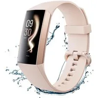 Toomoke Fitness Tracker Uhr mit Anruffunktion für Damen Herren Smartwatch Smartwatch (1.1" AMOLED-Display Zoll) 5 ATM IP68 Wasserdicht Fitness Tracker mit Schrittzähler Pulsuhr Blutdruck Messgerät für Android iOS, Geschenk für Familie und Freunde, Sc