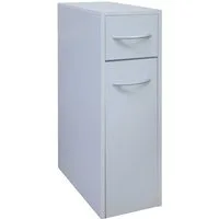 HTI-Living Midischrank Mehrzweckschrank schmal Thekla Weiß (Stück, 1-St., 1 Schrank) Nischenschrank für Küche und Bad