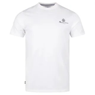 Aquascutum Active Small Logo Optical White T-shirt