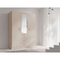 OTTO home Kleiderschrank Kleiderschrank mit 3 Türen, goldenen Griffen, Maße B/H/T 150/200/58 cm