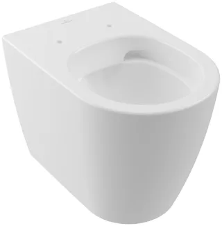 Villeroy & Boch Tiefspül-WCs Skyla 5C43C0 370x540mm O val Stone White CeramicPlus, 5C43C0RW 5C43C0RW