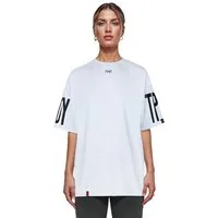 trueprodigy Oversize-Shirt Viktor F Logoprint Rundhals dicker Stoff