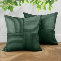 Amilian Kissenbezüge 2er Set Kissenhüllen - Sofakissenbezug & Couchkissenbezug, (2 Stück), 40x40 cm, Kissenhülle für Kissen, Dekokissen, Zierkissen, Sofakissen